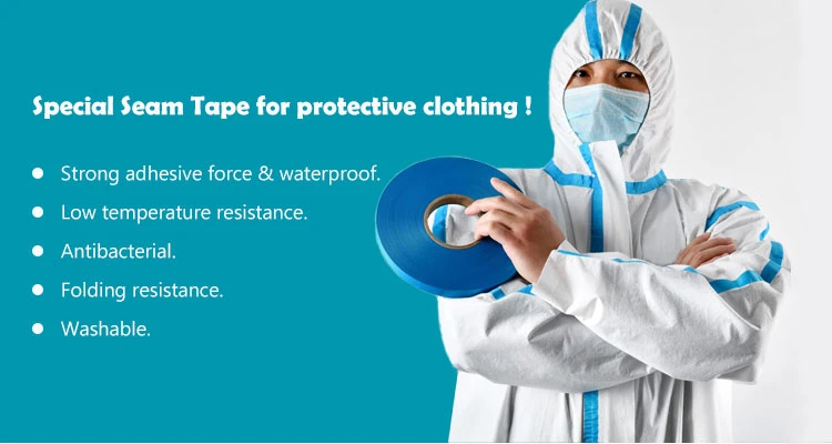 Waterproof Blue EVA Hot Melt Adhesive Film Blue Seam Sealing Tape