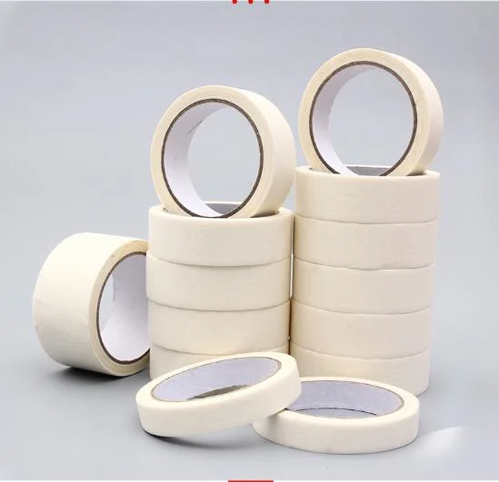 High-Quality White Yellow Colorful Paper Masking Tape, Automotive Washi Crepe Paper Masking Tape