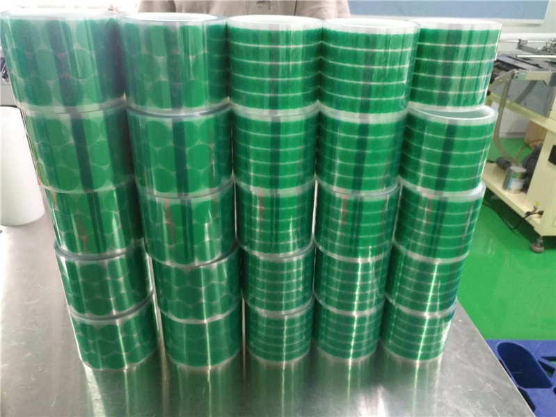 PCB Masking Tape, High Temperature Green Pet Tape Made with Polyester and Silicone for Powder Coating and Masking